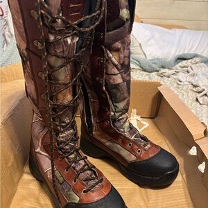 LaCrosse Camouflage Lace-Up snake Boots